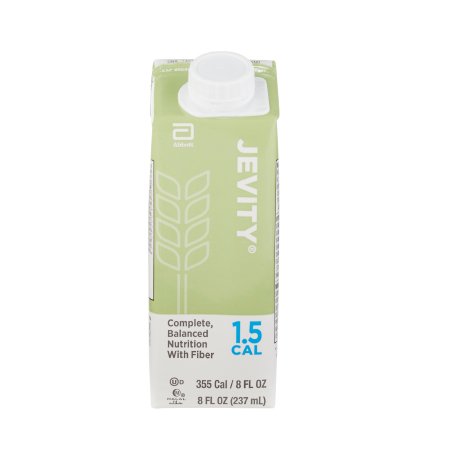 Abbott Nutrition 64628 Tube Feeding Formula Jevity 1.5 Cal with Fiber Unflavored Liquid 8 oz. Reclosable Carton