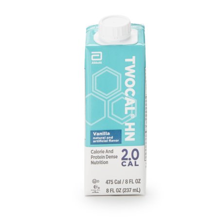 Abbott Nutrition 64809 Oral Supplement TwoCal HN Vanilla Flavor Liquid 8 oz. Reclosable Carton