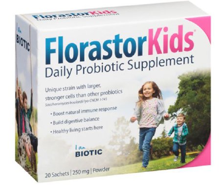 Biocodex  70414200040 Probiotic Dietary Supplement Florastor Kids 20 per Box Powder