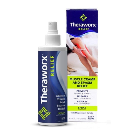 Avadim  TWR-08SP Topical Pain Relief Theraworx Relief 0.5% Strength Magnesium Sulfate 6X HPUS Spray 7.1 oz.