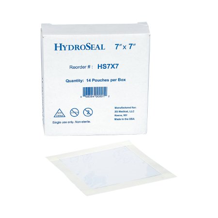 2G Medical LLC  HS7X7 IV Site Barrier Protector HydroSeal 7 X 7 Inch