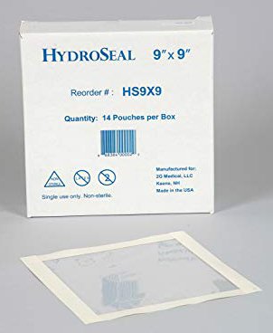 2G Medical LLC  HS9X9 IV Site Barrier Protector HydroSeal 9 X 9 Inch