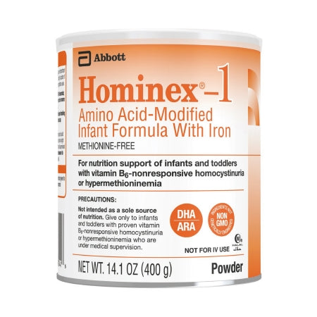 Abbott Nutrition 67040 Infant Formula Hominex-1 14.1 oz. Can Powder Amino Acid / Iron Vitamin B6-Nonresponsive Homocystinuria / Hypermethioninemia