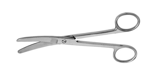 J&J Operating Scissors Curved 6.5" Blunt/Blunt Ea