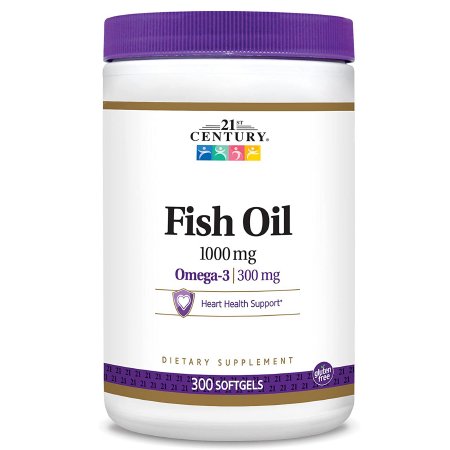 21st Century Nutritional Products  74098522731 Omega 3 Supplement 21st Century Omega3 Fish Oil 1000 mg Strength Softgel 90 per Bottle