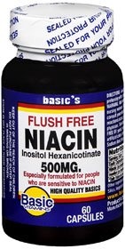 Basic Drug  30761020912 Dietary Supplement Basic's Flush Free Niacin Niacin / Inositol 400 mg - 100 mg Strength Capsule 60 per Bottle