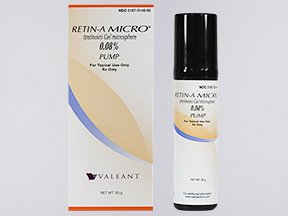 Valeant Pharmaceuticals  00187514850 Retin-A Micro Tretinoin Microspheres 0.08% Gel Pump Bottle 50 Gram