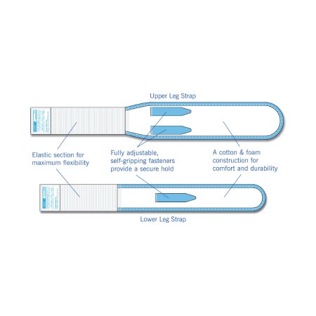 Urocare Products  634812 Lower Leg Strap Urocare Small, Fits: 7 to 13 Inch Diameter, NonSterile