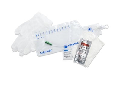 Coloplast  2816 Intermittent Closed System Catheter Self-Cath Coude Olive Tip 16 Fr. Without Balloon Lubricated PVC