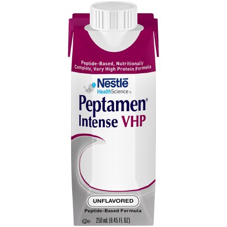 Nestle Healthcare Nutrition 00043900432717 Tube Feeding Formula Peptamen Intense VHP Unflavored Liquid 250 mL Carton