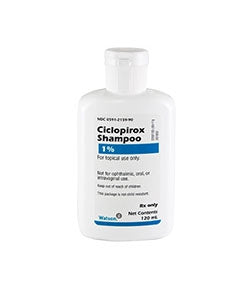 Teva  00591215990 Ciclopirox 1% Shampoo Bottle 120 mL