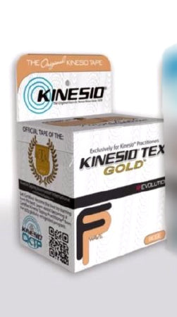 Patterson Medical Supply  081605195 Kinesiology Tape Kinesio Tex Gold FP Beige 2 Inch X 4 Yard Cotton NonSterile