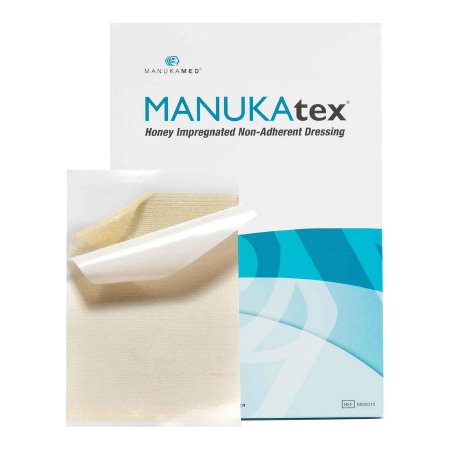 Manukamed  MM0010 Honey Impregnated Wound Dressing MANUKAtex Rectangle 4 X 5 Inch Sterile