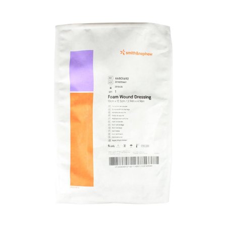 Smith & Nephew  66801692 Foam Dressing 0.5 X 4 X 5 Inch