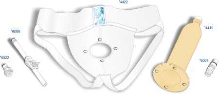 Urocare Products  4403 Male External Catheter Kit Urocare Urinal 20 - 40mm Diameter Universal Suspensory Garment 26- 46 Inch Waist Latex