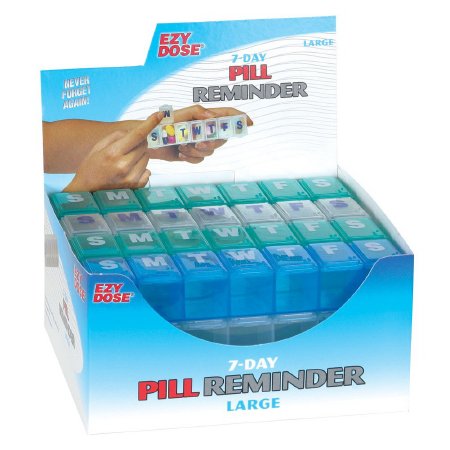 Apothecary Products  71503 Pill Organizer Display Pack EZY Dose Classic Weekly Large 7 Day