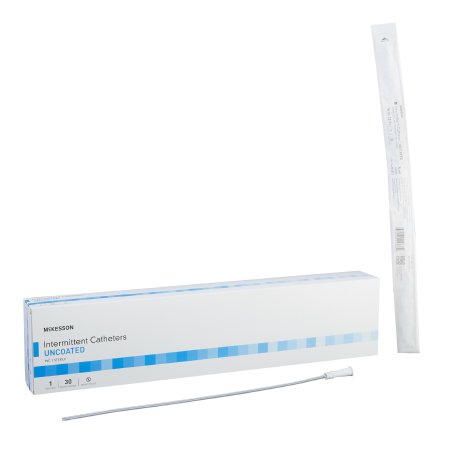 McKesson Brand 16-M1612 Urethral Catheter McKesson Straight Tip Uncoated PVC 12 Fr. 16 Inch