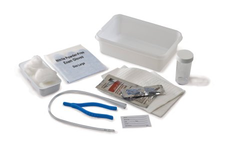 Cardinal  3141 Intermittent Catheter Tray Curity Open System 14 Fr. Without Balloon Vinyl