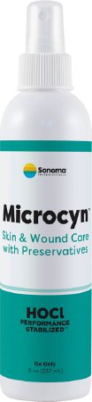 Sonoma Pharmaceuticals  84507 Wound Cleanser Microcyn 8 oz. Spray Bottle NonSterile Antimicrobial