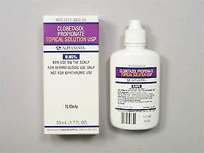 Teva  00472040250 Clobetasol Propionate 0.05% Solution Bottle 50 mL