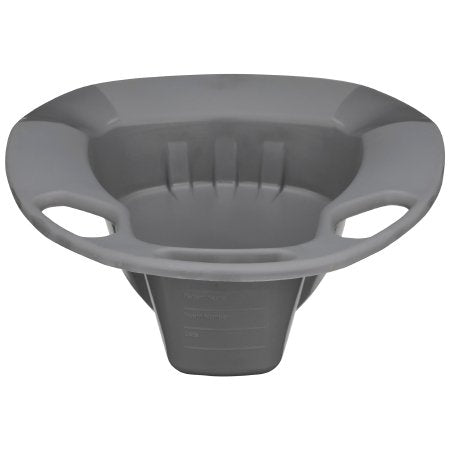 McKesson Brand 56-80245 Stackable Bedpan McKesson Graphite 2 Quart / 1893 mL