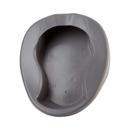 McKesson Brand 56-80217A Pontoon Bedpan McKesson Graphite 2 Quart / 1893 mL