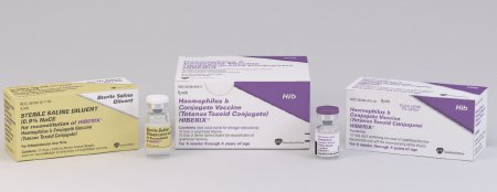 Glaxo Smith Kline  58160081811 Hiberix Haemophilus Influenzae Type b Vaccine (Hib) Indicated for People 6 Weeks Through 4 Years of Age 10 mcg / 0.5 mL Injection Single-Dose Vial 0.5 mL