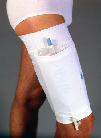 Urocare Products  6383 Leg Bag Holder Urocare Medium, Upper Thigh: 22.75 Inch Diameter, Lower Thigh: 18.75 Inch Diameter, Can hold up to a 26 fl. oz. leg bag, Non-Sterile