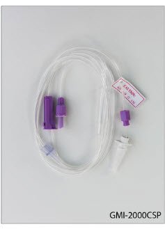 Generica Medical International GMI2000CSP Enteral Feeding Pump Spike Set with ENFit Connector Generica NonSterile ENFit Connector