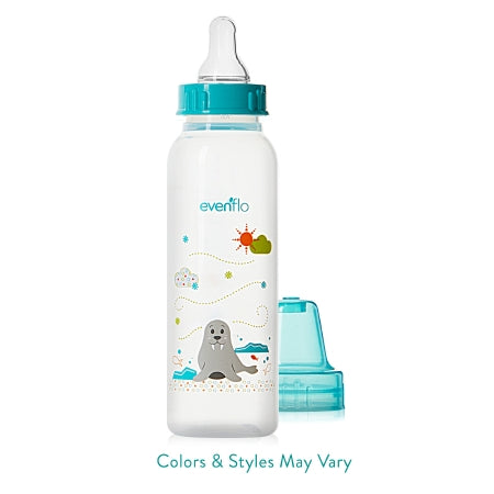 Evenflo 1338111 Baby Bottle Evenflo Classic Prints 8 oz. Polypropylene