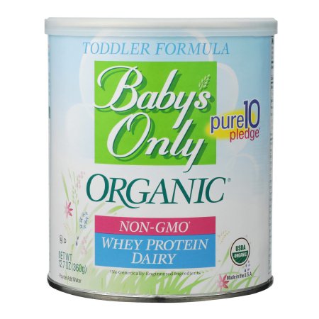 Natures One Inc 22927-1 Toddler Formula Baby's Only Organic 12.7 oz. Can Powder Organic