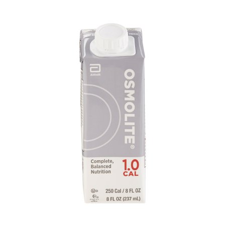 Abbott Nutrition 64633 Tube Feeding Formula Osmolite 1.0 Cal Unflavored Liquid 8 oz. Reclosable Carton