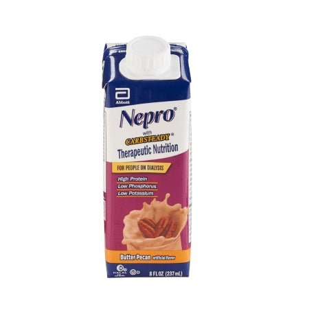 Abbott Nutrition 64798 Oral Supplement Nepro with Carbsteady Butter Pecan Flavor Liquid 8 oz. Reclosable Carton