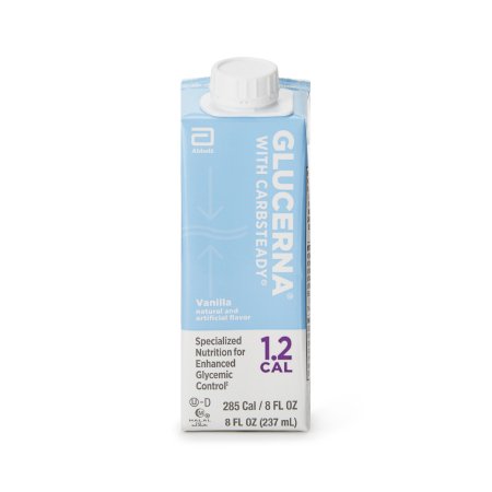 Abbott Nutrition 64918 Oral Supplement Glucerna 1.2 Cal Vanilla Flavor Liquid 8 oz. Reclosable Carton