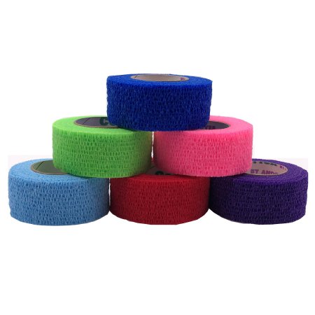 Andover Coated Products  3100CP-030 Cohesive Bandage CoFlex 1 Inch X 5 Yard Self-Adherent Closure Neon Pink / Blue / Purple / Light Blue / Neon Green / Red NonSterile 14 lbs. Tensile Strength