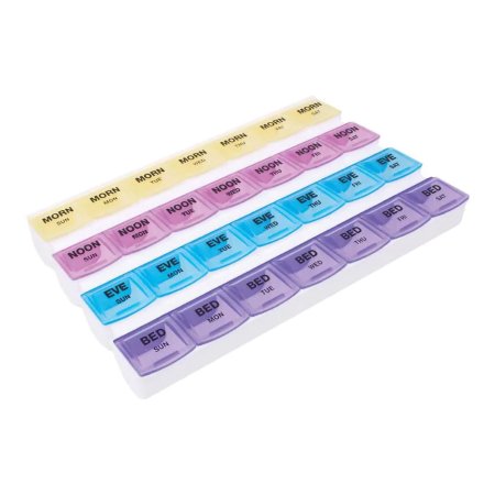 Fabrication Enterprises  85-0101 Pill Organizer Mediplanner 7 Day 4 Dose