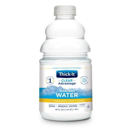 Kent Precision Foods B481-A7044 Thickened Water Thick-It Clear Advantage 48 oz. Bottle Unflavored Liquid IDDSI Level 3 Moderately Thick/Liquidized