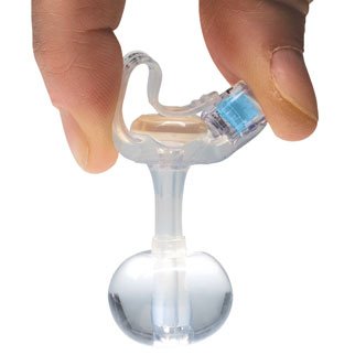 Applied Medical Technologies M1-5-1412-I Low Profile Balloon Button Gastrostomy Tube MiniONE 14 Fr. 1.2 cm Tube Silicone Sterile