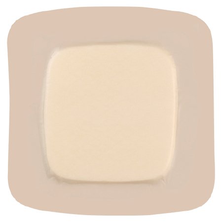 ConvaTec  421557 Thin Foam Dressing FoamLite 3-1/4 X 3-1/4 Inch With Border Film Backing Silicone Adhesive Square Sterile