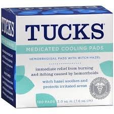 Blistex  04138800730 Hemorrhoid Relief Tucks Pad 100 per Box