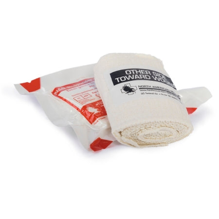 North American Rescue  30-0171 Trauma Pressure Dressing with Wrap 4 X 60 Inch Hook and Loop Closure White Sterile Standard Compression