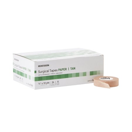 McKesson Brand 16-47305T Medical Tape McKesson Tan 1/2 Inch X 10 Yard Paper NonSterile