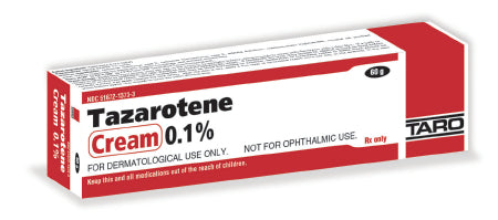 Taro  51672137303 Tazarotene 0.1% Cream Tube 60 Gram