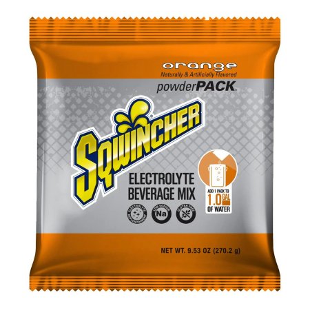 Kent Precision Foods 159016004 Oral Electrolyte Solution Sqwincher Powder Pack Orange Flavor 9.53 oz. Electrolyte