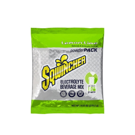 Kent Precision Foods 159016008 Oral Electrolyte Solution Sqwincher Powder Pack Lemon-Lime Flavor 9.53 oz. Electrolyte