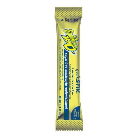 Kent Precision Foods 159060103 Oral Electrolyte Solution Sqwincher Quik Stik Zero Lemonade Flavor 0.11 oz. Electrolyte