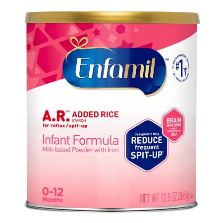 Mead Johnson 00087020142 Infant Formula Enfamil A.R. 12.9 oz. Can Powder Added Rice Spit Up