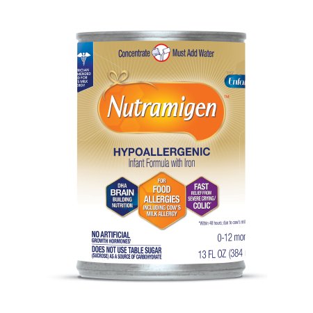 Mead Johnson 00087049801 Infant Formula Nutramigen 13 oz. Can Concentrate Iron Cow's Milk Allergy