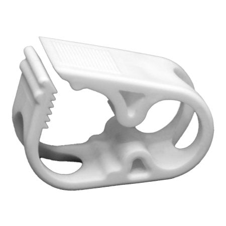 Urocare Products  699910 Tube Clamp Urocare 3/4 X 1 X 1-1/2 Inch, NonSterile, White