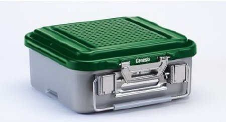 V. Mueller  CD2-5B-GREEN Sterilization Container Genesis 5 X 12 X 19 Inch